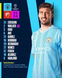 【欧冠】B席伤退阿尔瓦雷斯双响，曼城3比1红星！